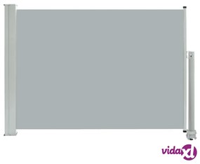 vidaXL Tenda Laterale Retrattile per Patio 80x300 cm Grigia