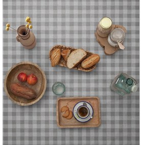 Tovaglia Grigio Vichy, 140 x 200 cm - Really Nice Things