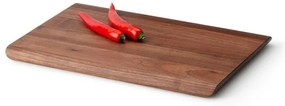 Continente C4222 - Tagliere da cucina 36x24 cm in legno di noce