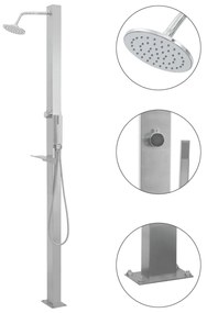 Doccia Da Giardino İn Acciaio Inox Lineare /