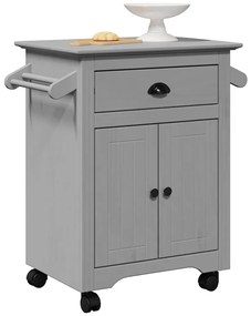 Carrello Da Cucina Bodo Grigio 72x45x80 Cm /