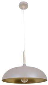 Brilagi - Lampadario a sospensione con filo ABRAHAM 1xE27/60W/230V diametro 45 cm beige