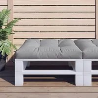 Cuscino per Pallet Grigio 70x70x12 cm in Tessuto 360470