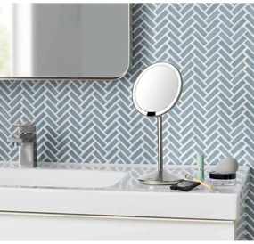 Specchio per make-up con illuminazione/con ingrandimento (10x) ø 12 cm Travel – simplehuman