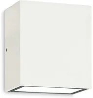 Applique Moderna Argo Metallo Bianco Led 10W 3000K Luce Calda