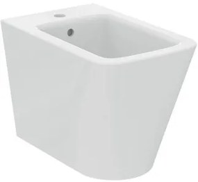 Ideal standard blend cube t368901 bidet a terra filo parete con fissaggi nascosti bianco