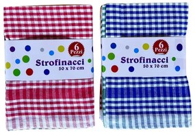 Strofinacci cucina 6 pezzi in cotone Botticelli Home Illy  Colore Multicolor