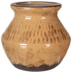 Vaso Marrone Ceramica 15,5 x 15,5 x 15 cm