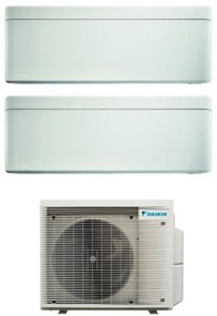 Daikin - Climatizzatore Condizionatore Bluevolution Dual Split Inverter serie stylish white 9+18 con 2MXM68A R-32 Wi-Fi Integrato 9000+18000 Colore