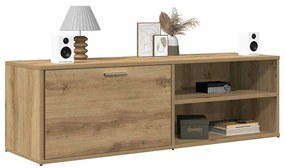 Mobile Porta Tv Rovere Artigianale Legno Multistrato /