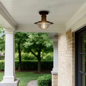 Brilagi - Plafoniera da esterno MOLDE 1xE27/60W IP44 nera