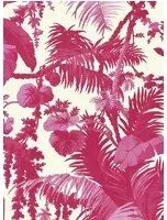Tapete Pampas von House of Hackney - White/ Azalea