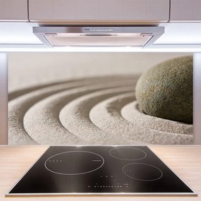 Pannello cucina paraschizzi Arte della sabbia di pietra 100x50 cm