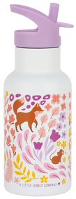 A Little Lovely Company - borraccia in acciaio inox, 350 ml - giardino fiorito