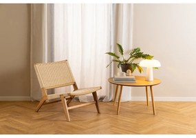 Poltrona con intreccio in colore naturale Carson - Actona