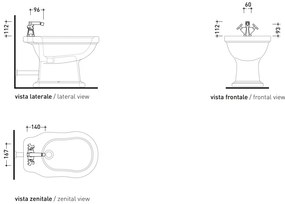 Flaminia EVERGREEN EG220 Miscelatore bidet monoforo doppio comando cromo