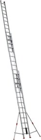 Scala a sfilo FACAL Roller in alluminio 3 rampe da 13 gradini portata massima 150 kg EN 131 per lavori fino a 11.24 m