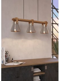 Eglo 43952 - Lampadario a sospensione con filo CAWTON 3xE27/40W/230V