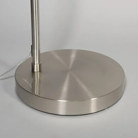 Lampada da terra a stelo in acciaio