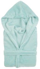 Accappatoio in micropile blu per bambini, taglia 122 - 128 - Tiseco Home Studio