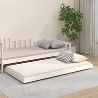 Giroletto Bianco 75x190 cm in Legno Massello di Pino cod mxl 56060