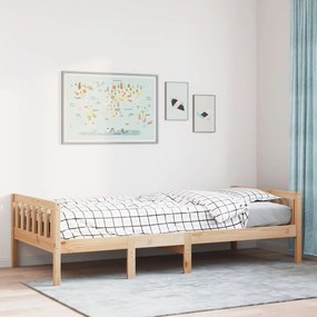 Letto Per Bambini Senza Materasso 90x190 Cm Legno Massello Pino /