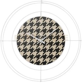 Orologio nudo piccolo pied de poule nero bianco ,pied de poule nero...