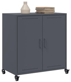 Credenza antracite 68,5x39x72 cm in acciaio laminato a freddo