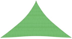 Vela Parasole 160 g/m² Verde Chiaro 3,5x3,5x4,9 m in HDPE
