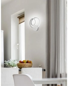 Applique LED moderno MISTY grigio NOVECENTO