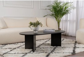 Tavolino da salotto nero opaco 60x119 cm Sable – Kalune Design