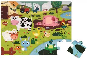 Puzzle Tattile Gli Animali della Fattoria - 20 pezzi
