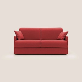 Evans Divano letto matrimoniale in tessuto impermeabile T13 rosso