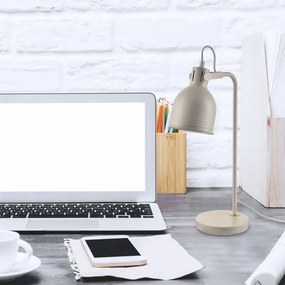 Rabalux 2241 - Lampada da tavolo FLINT 1xE14/25W/230V beige