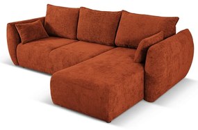 Divano angolare arancione (angolo destro) Matera - Cosmopolitan Design