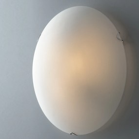 Lampadario Plafoniera Oblo Ceiling Lamp Colore Bianco 60W Mis 30 cm