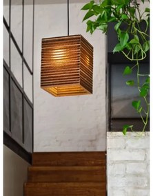 Ledvance - Lampadario a sospensione con filo DECOR CARDBOARD 1xE27/15W/230V 25x25 cm