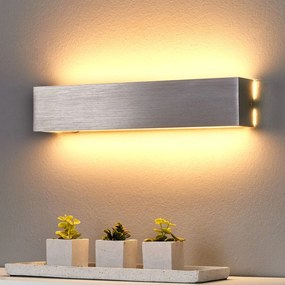 Lindby Applique a LED Ranik, larghezza 40 cm, alluminio