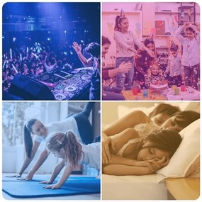 Set da 6 lampadine LED RGBW dimmerabili MESH GU10/6,5W/230V 2700-6500K - Aigostar