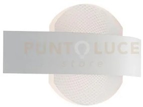 Applique a parete led eternity bianca 11w 1210lm 4000k 24x5,5x13cm