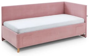 Letto da bambini con sponde rosa imbottito rete non inclusa 90x200 cm Cool – Meise Möbel