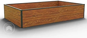 GFP 119 x 195 x 39 cm Orto rialzato, look legno - (GFPV00526)