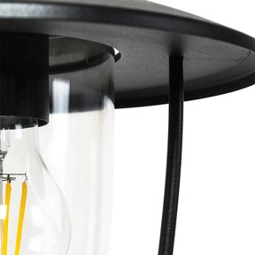 Lampada da parete esterna moderna nera - Khana