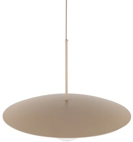 Lampadario a sospensione con filo SLATE 1xE27/15W/230V diametro 65 cm beige