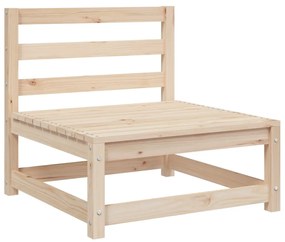 Set divani da giardino 5 pz in legno massello di pino