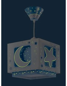 Dalber 63232T - Lampadario per bambini MOON LIGHT 1xE27/60W/230V