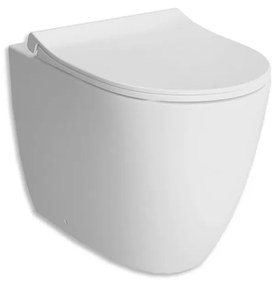 WC Vitra Sento filo muro a terra rimless bianco opaco cod. 7985B001-0075