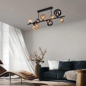 Plafoniera LED design G9 POPSICLE, nero PAUL NEUHAUS