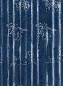 Mindthegap Carta da parati A Fable - Indigo/ White / Black