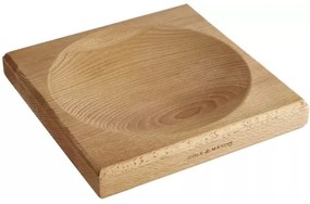 Cole&Mason - Tagliere da cucina e coltello a culla 21,5x51,5 cm faggio